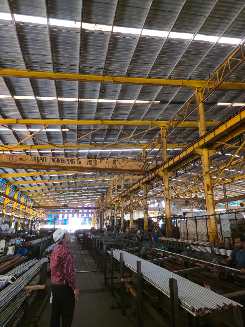 Industrial Shed Visit — Jyoti Steel Industry, Honard